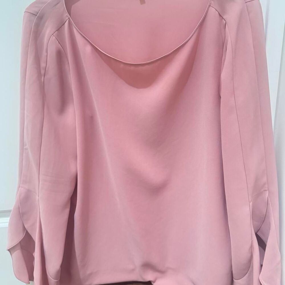 Lafayette 148 New York blouse in women’s size XXL in soft dusty rose/mauve pink